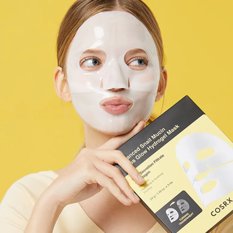 Advanced Snail Mucin Glass Glow Hydrogel Mask