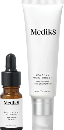 Balance Moisturiser with Glycolic Acid Activator