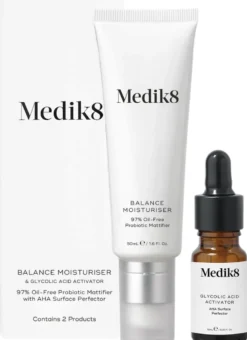 Balance Moisturiser with Glycolic Acid Activator