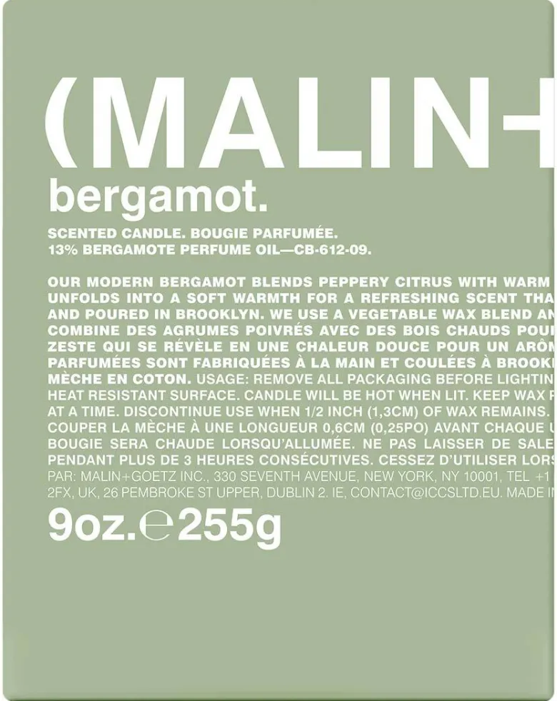 Bergamot Candle
