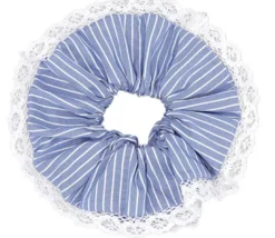 Blueberry Lace Scrunchie