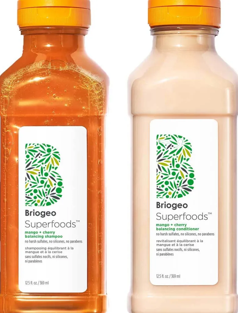 Briogeo Superfoods™ Mango + Cherry Balancing Shampoo + Conditioner Duo