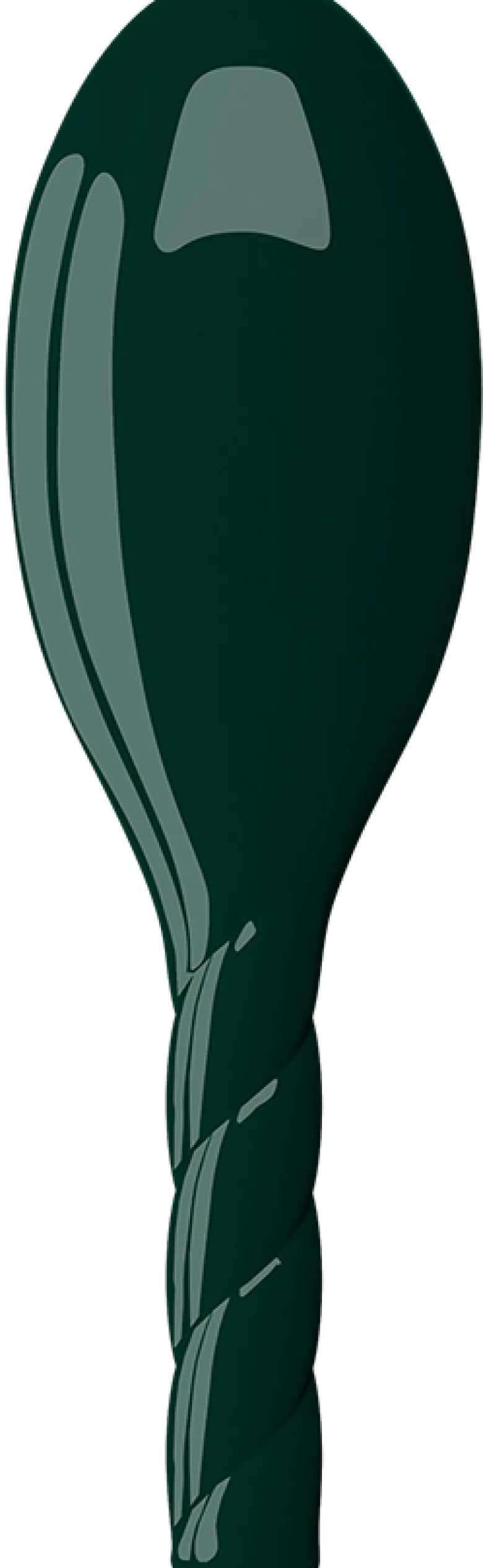 Brush Emerald Green 07 Intense Nylon Bristles