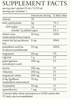 calm (beauty) spermidine & taurine daily supplement