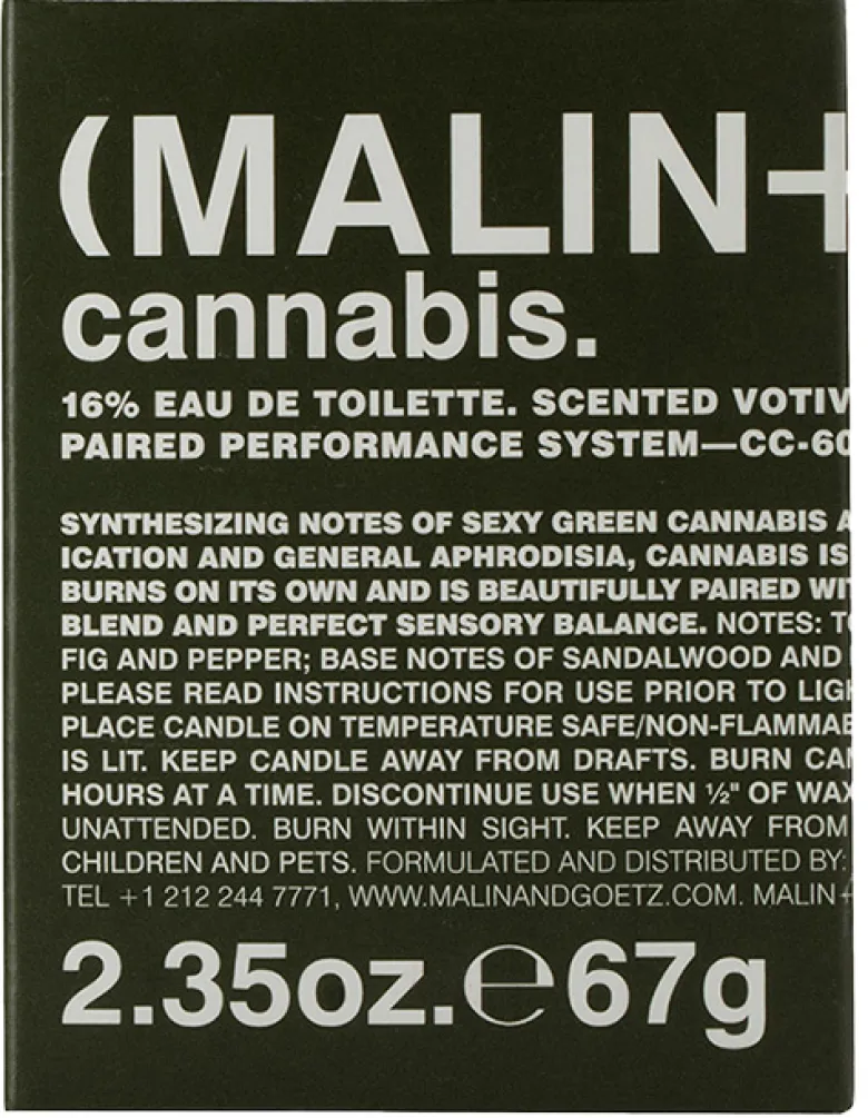 Cannabis Candle