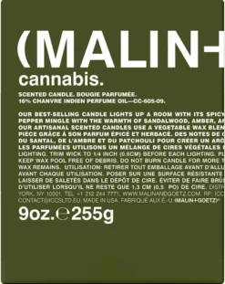 Cannabis Candle