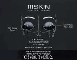 Celestial Black Diamond Eye Mask