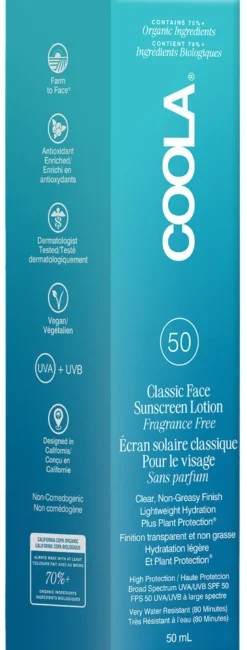 Classic SPF 50 Face Lotion Fragrance-Free