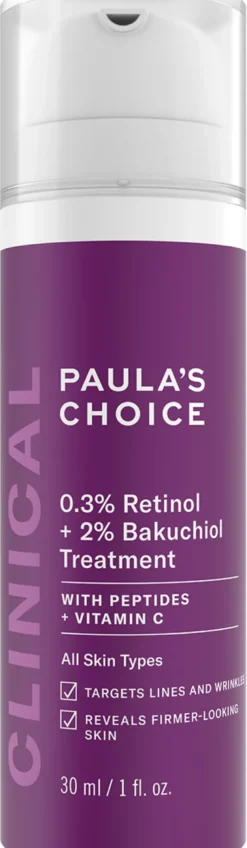 Clinical 0.3% Retinol + 2% Bakuchiol Treatment