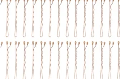 Clip Kit with 4 Alligator Clips and 30 Rose Gold Bobby Pins
