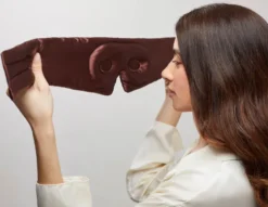 Cocoa Glow Eyelash Protecting Silk Sleep Mask