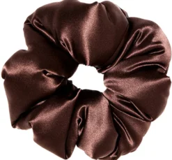 Cocoa Glow Padded Scrunchie