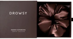 Cocoa Glow Padded Scrunchie