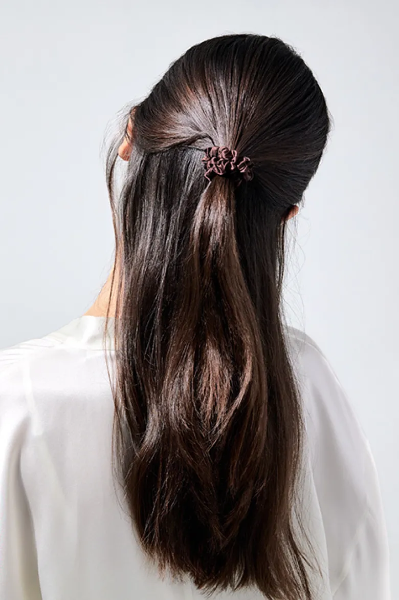 Cocoa Glow Skinny Scrunchie