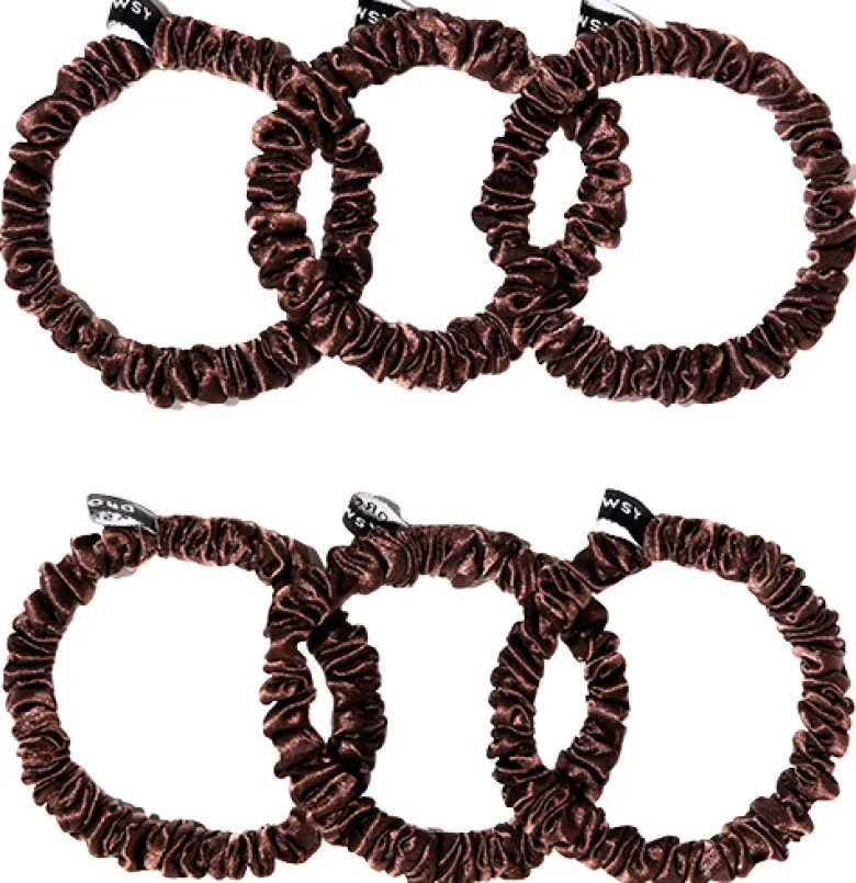Cocoa Glow Skinny Scrunchie