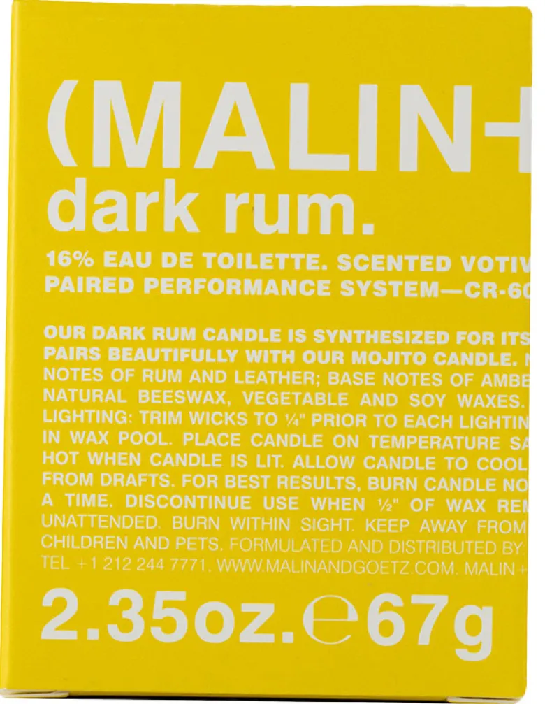 Dark Rum Candle