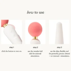 Double-Sided Wand Vibrator