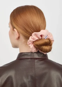 Ea Zig-Zag Scrunchie - Blush
