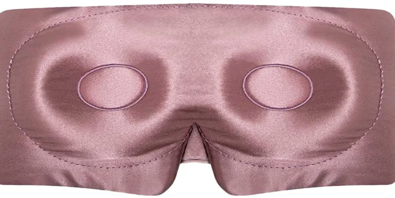 Eyelash Protecting Silk Sleep Mask - Damask Rose