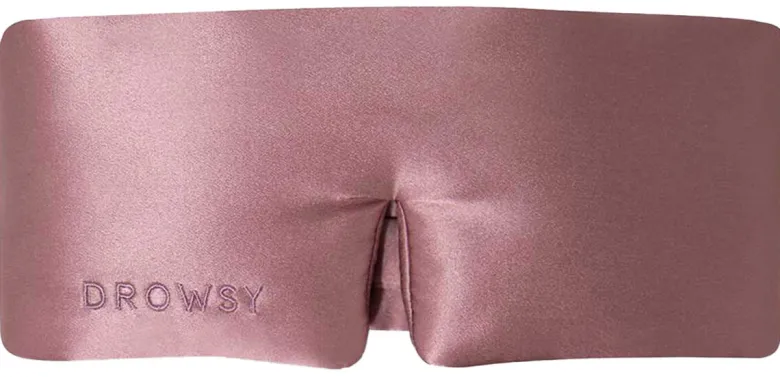 Eyelash Protecting Silk Sleep Mask - Damask Rose