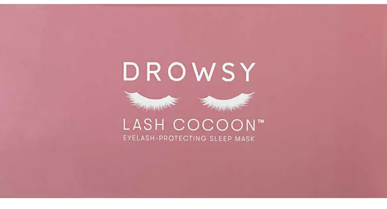 Eyelash Protecting Silk Sleep Mask - Damask Rose
