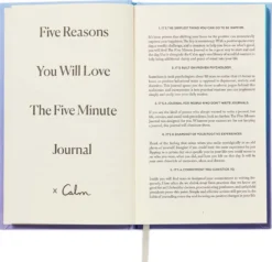 Five Minute Journal x Calm