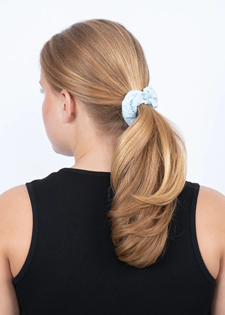 Floral Broderie Scrunchie