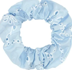 Floral Broderie Scrunchie