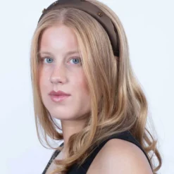 Floral Gleam Headband - Chocolate Fondant