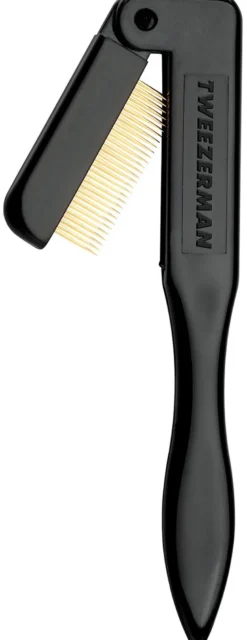 Folding Lash Comb - Black