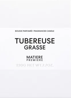 Fragranced Candle Tubereuse Grasse