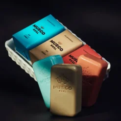 Gift Set Soap Dish & Musgo Real Mini Soaps