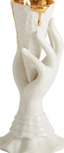 GILDED I-SCREAM VASE
