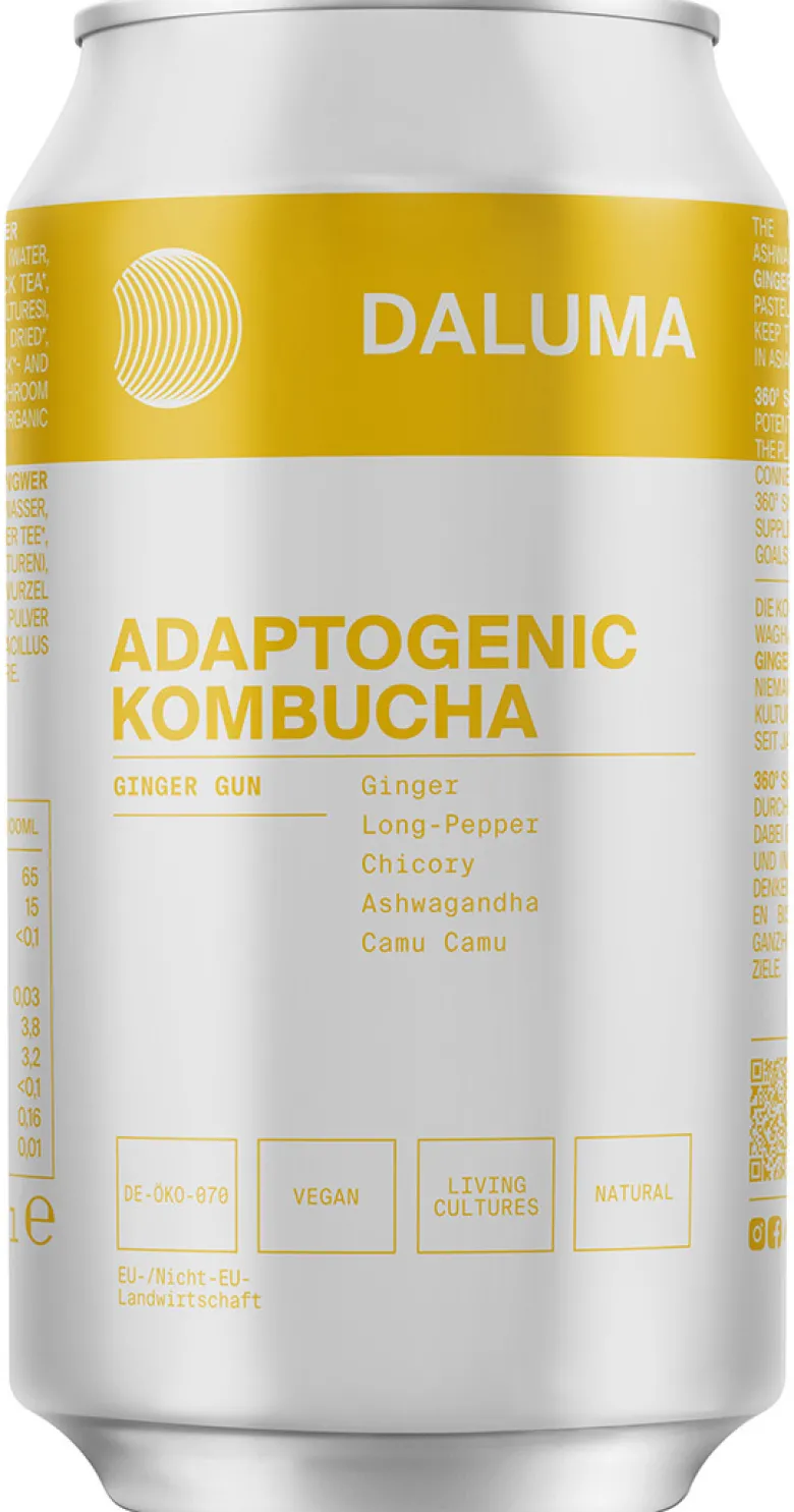 Ginger Gun Adaptogenic Kombucha