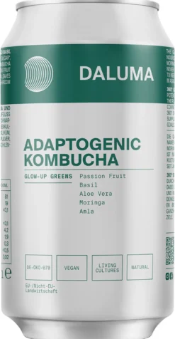 Glow-up Greens Adaptogenic Kombucha