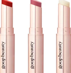 Goopgenes Clean Nourishing Lip Balm Trio Tomato + Peony
