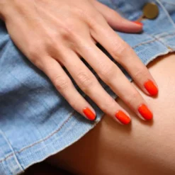 Green Nail Lacquer Coral Reef