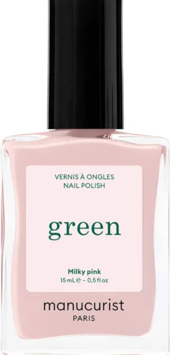 Green Nail Lacquer MILKY PINK