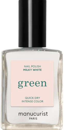 Green Nail Lacquer MILKY WHITE