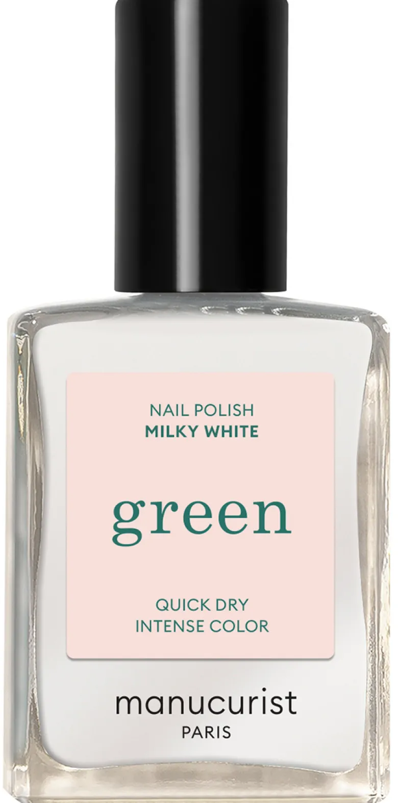 Green Nail Lacquer MILKY WHITE