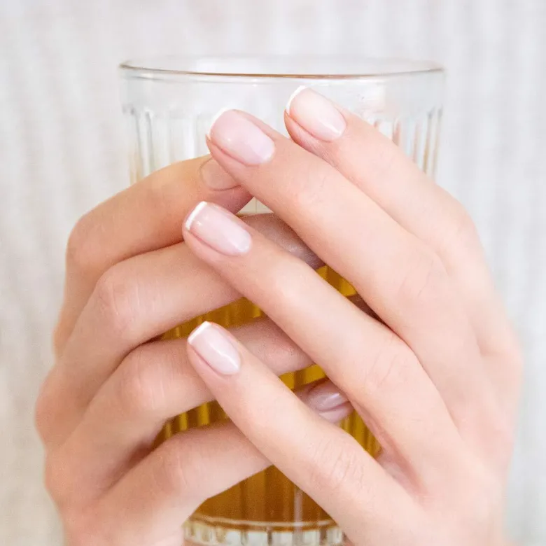 Green Nail Lacquer MILKY WHITE