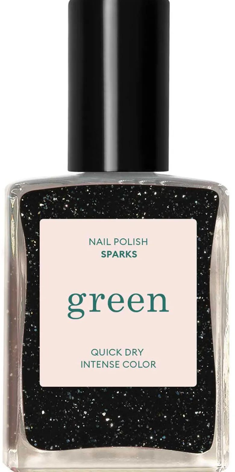 Green Nail Lacque SPARKS
