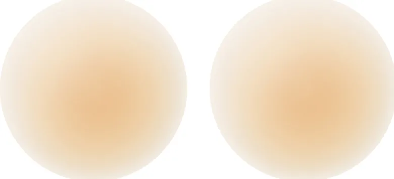 Grippies No-Show NON-Adhesive, Reusable Round Nipple Covers