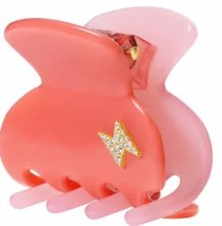 Hair Claw Coral Blush Small