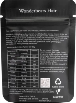 Hair- high Biotin Pouch