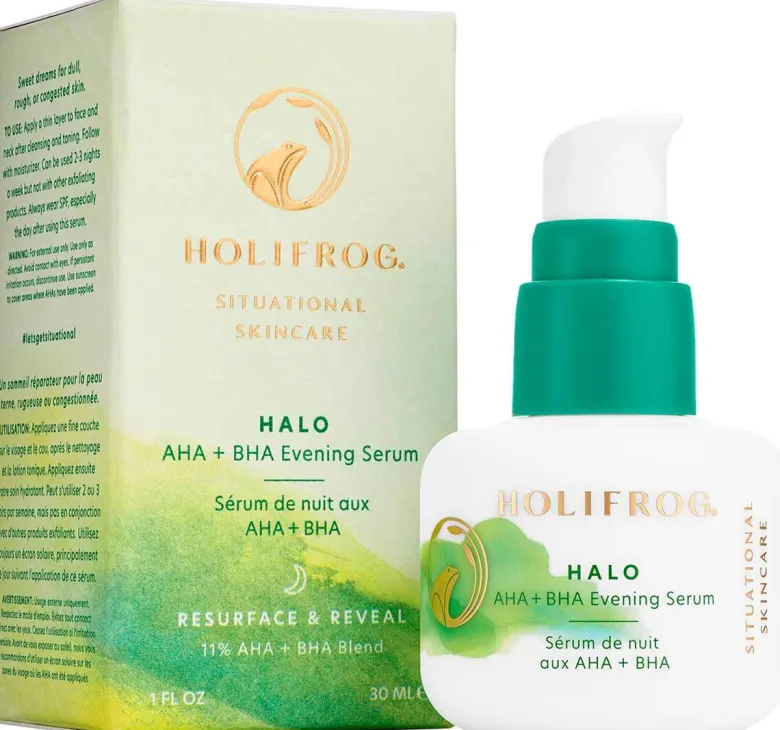 Halo AHA + BHA Evening Serum