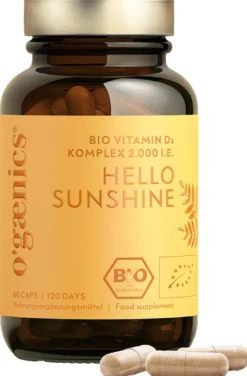 HELLO SUNSHINE Vitamin D3 Komplex 2000 I.E.