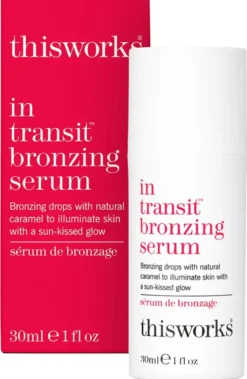In transit bronzing serum