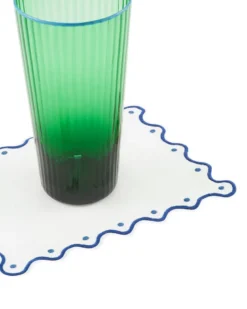 JAIPUR COCKTAIL NAPKIN - BLUE AND WHITE