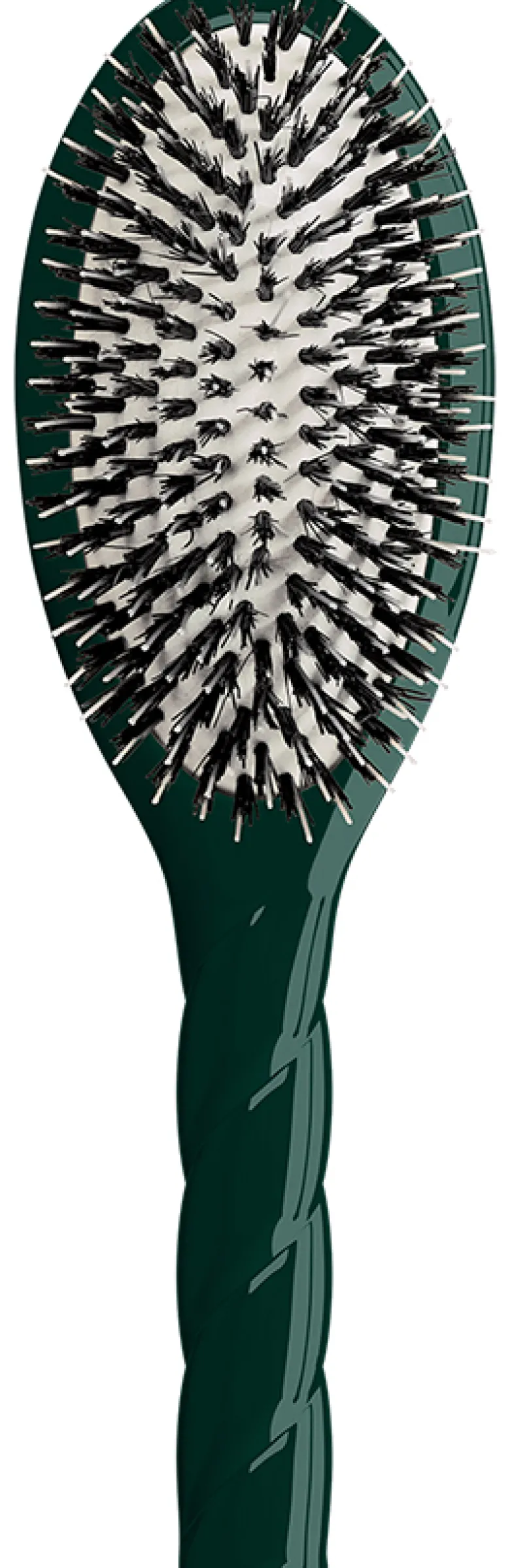 Large Brush Emerald Green 02 Essential Boar and Nylon Bristles